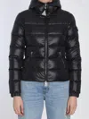 Moncler Gles Down Jacket With Hood In Black