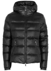 Moncler Long-sleeved Down Jacket In Black