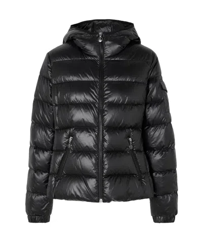 Moncler Long-sleeved Down Jacket In Black