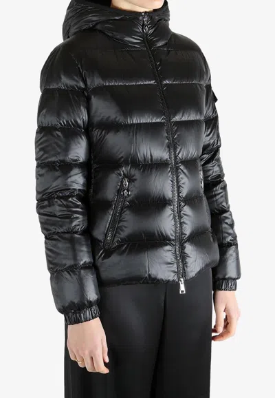 Moncler Glesse Down Hooded Jacket In Black