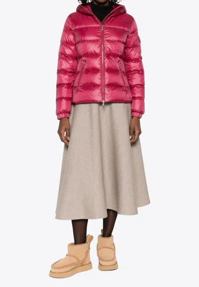 Moncler Glesse Down Jacket In Red