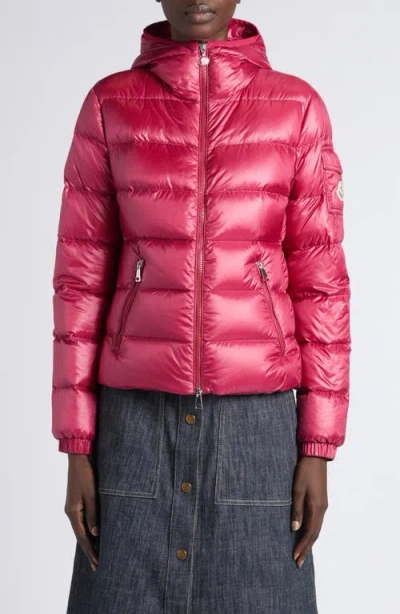 Moncler Glesse Down Puffer Jacket In Pink