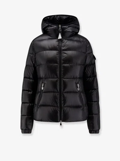 Moncler Glesse Hooded Down Jacket In Black