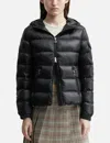 Moncler Long-sleeved Down Jacket In Black