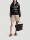 Moncler Long-sleeved Down Jacket In Black