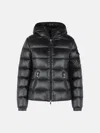 Moncler Long-sleeved Down Jacket In Black