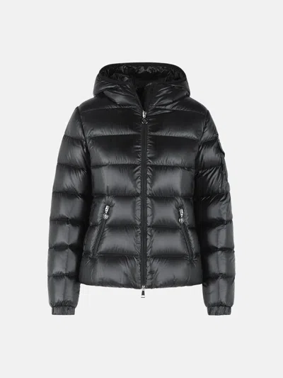 Moncler Long-sleeved Down Jacket In Black