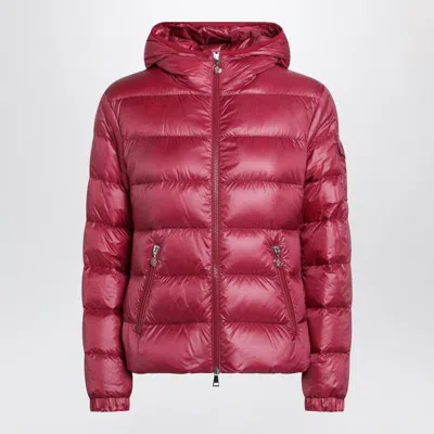 Moncler Glesse Short Padded Jacket With Hood In In Red