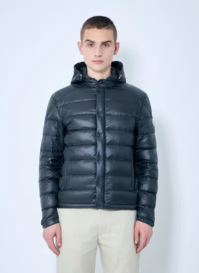 Moncler Gliere Hooded Short Down Jacket In Black