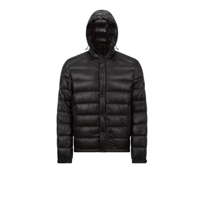 Moncler Men's Lightweight Polyamide Coat In Black