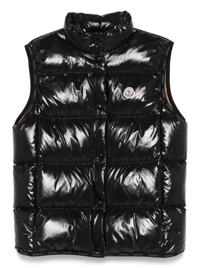Moncler Glossy Black 'badia' Gilet