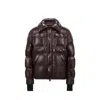 Moncler Glossy Ski Down Jacket In Black