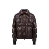 Moncler Glossy Ski Down Jacket In Black