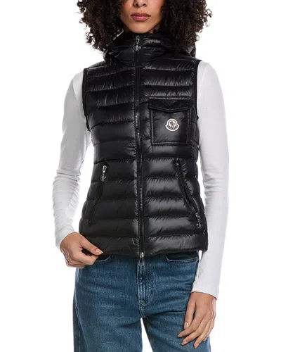 Moncler Glygos Puffer Vest In Black