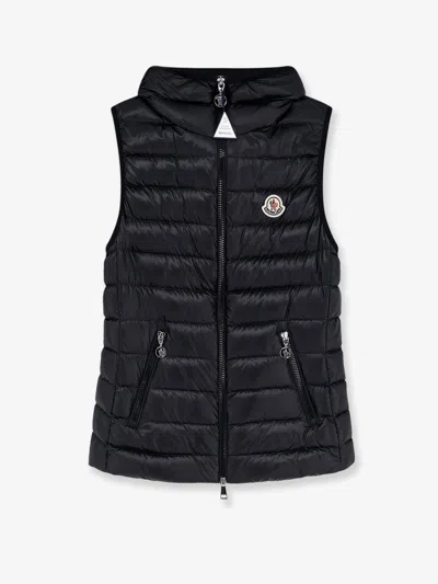 Moncler Glygosse Sleeveless Down Jacket In Black