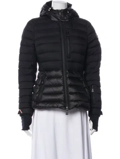 Pre-owned Moncler Goose Down Down Coat In Gray