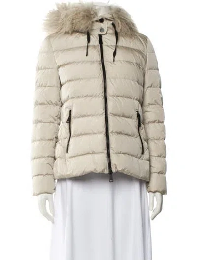 Pre-owned Moncler Goose Down Down Jacket In Neutral