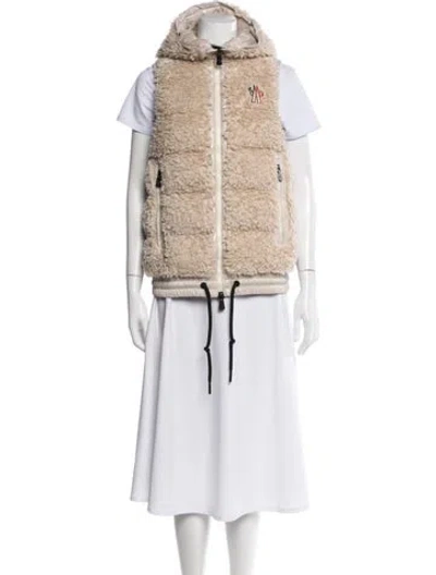 Pre-owned Moncler Goose Down Down Jacket In Neutral