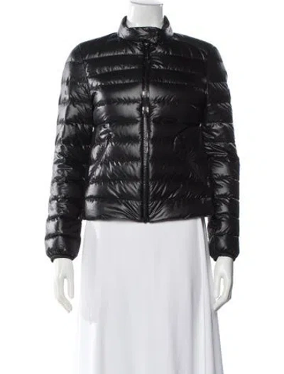 Pre-owned Moncler Goose Down Jacket In Black