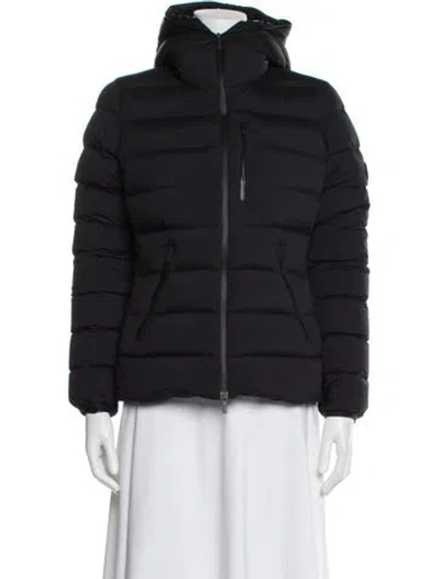 Pre-owned Moncler Goose Down Jacket In Black