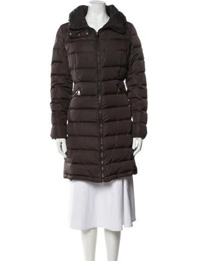 Pre-owned Moncler Goose Down Parka In Black