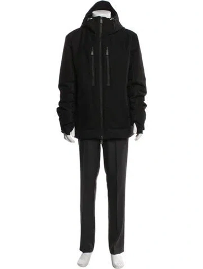 Pre-owned Moncler Goose Down Parka In Black
