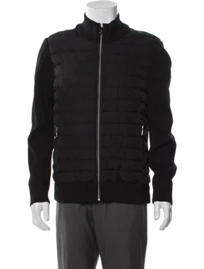 Pre-owned Moncler Goose Down Puffer Coat In Black