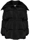 Moncler Down Hooded Puffer Jacket In Black