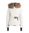 Moncler Gore-tex And Down Shearling-hood Ski Jacket In White