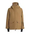 Moncler Bwindi Hooded Gore-tex 2l Ski Jacket In Brown