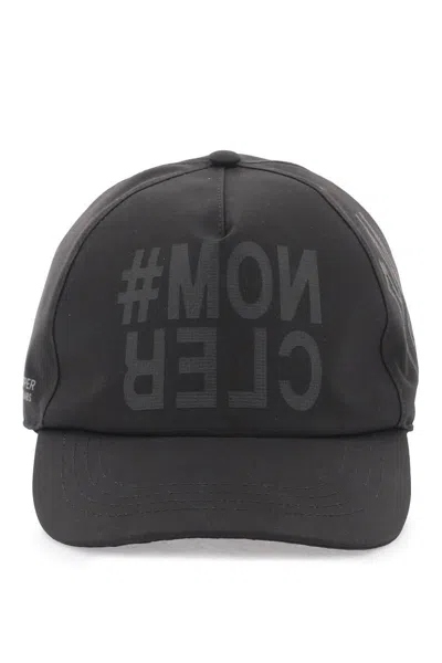 Moncler Goretex Baseball Cap For In Black