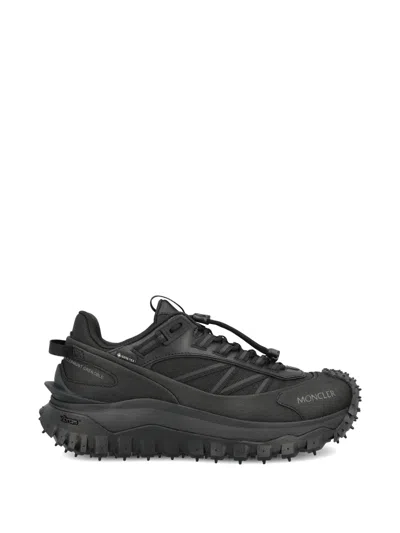 Moncler Gore-tex Panelled Sneakers In Black