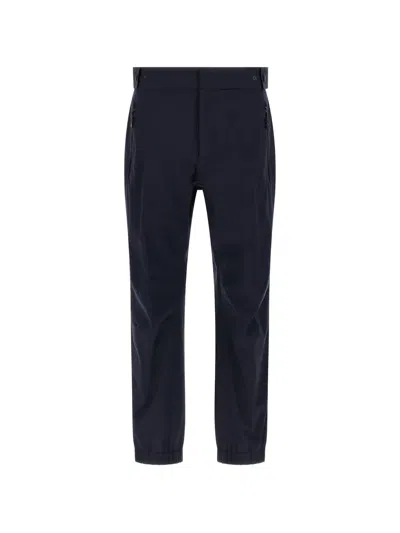 Moncler Gore-tex Trousers In Blue