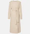 Moncler Gourdon Cotton-blend Trench Coat In 0