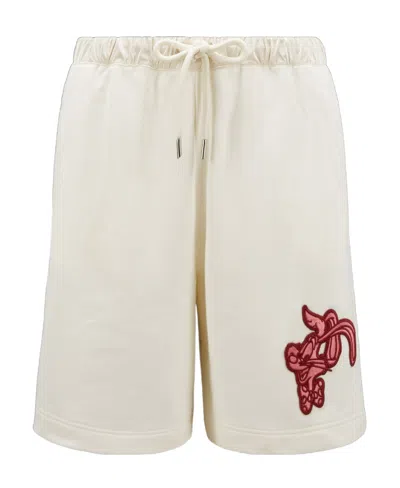 Moncler Grab Velvet Casual Shorts In White