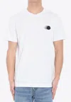 Moncler Men T-shirt With Faded Logo Motif In Cotton