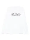 Moncler Graffiti-logo Long-sleeve T-shirt In White