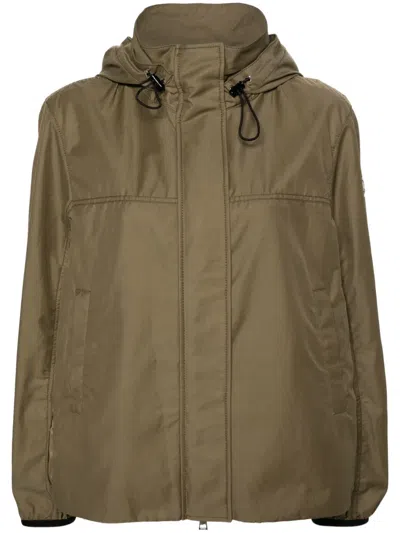 Moncler Graie Hooded Jacket In Green