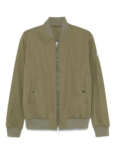 Moncler Grammont Bomber Jacket In Green