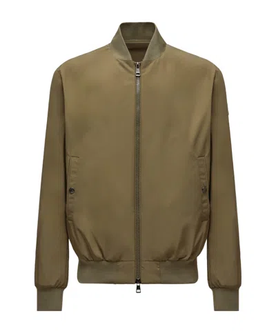 Moncler Grammot Bomber Jacket In Olive Green