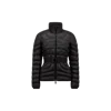Moncler Gramont Hooded Geometric-quilted Short Down Jacket Black In Black