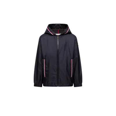 Moncler Kids' Veste À Capuche Granduc In Blue