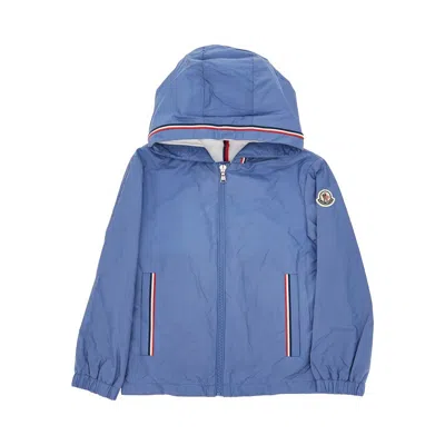 Moncler 'granduc' Nylon Jacket Kids In Blue