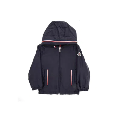 Moncler 'granduc' Nylon Jacket Kids In Blue