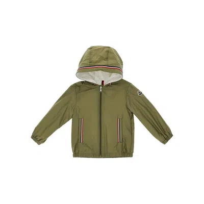 Moncler 'granduc' Nylon Jacket Kids In Green