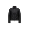 Moncler Doudoune Courte À Matelassage Diagonal Grange In Black