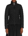 Moncler Doudoune Courte À Matelassage Diagonal Grange In Black