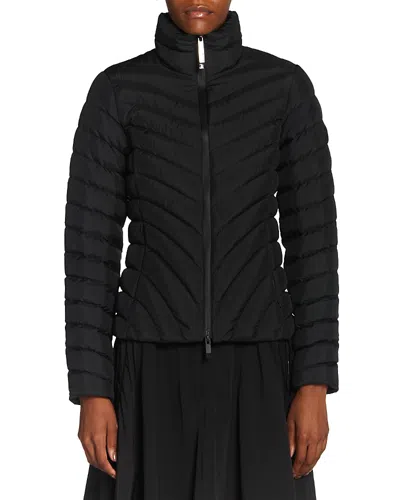 MONCLER GRANGE STAND COLLAR PUFFER JACKET