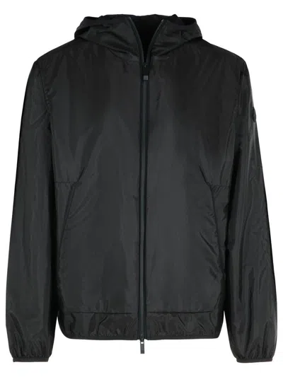 MONCLER MONCLER 'GRANIER' BLACK POLYAMIDE JACKET