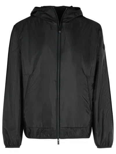 MONCLER MONCLER 'GRANIER' BLACK POLYAMIDE JACKET